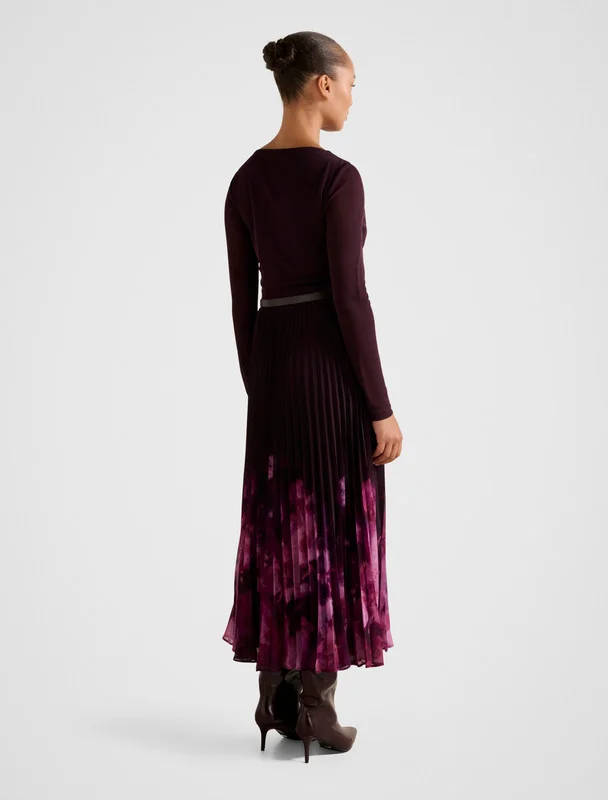 forever new  ADELINA 2 in 1 Pleated Midi Dress for Women | Best Price UAE